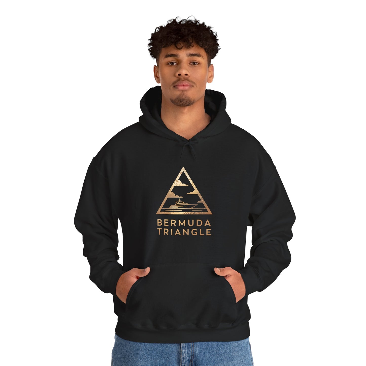 Bermuda Triangle Emblem Hoodie - Luxury Yacht Club