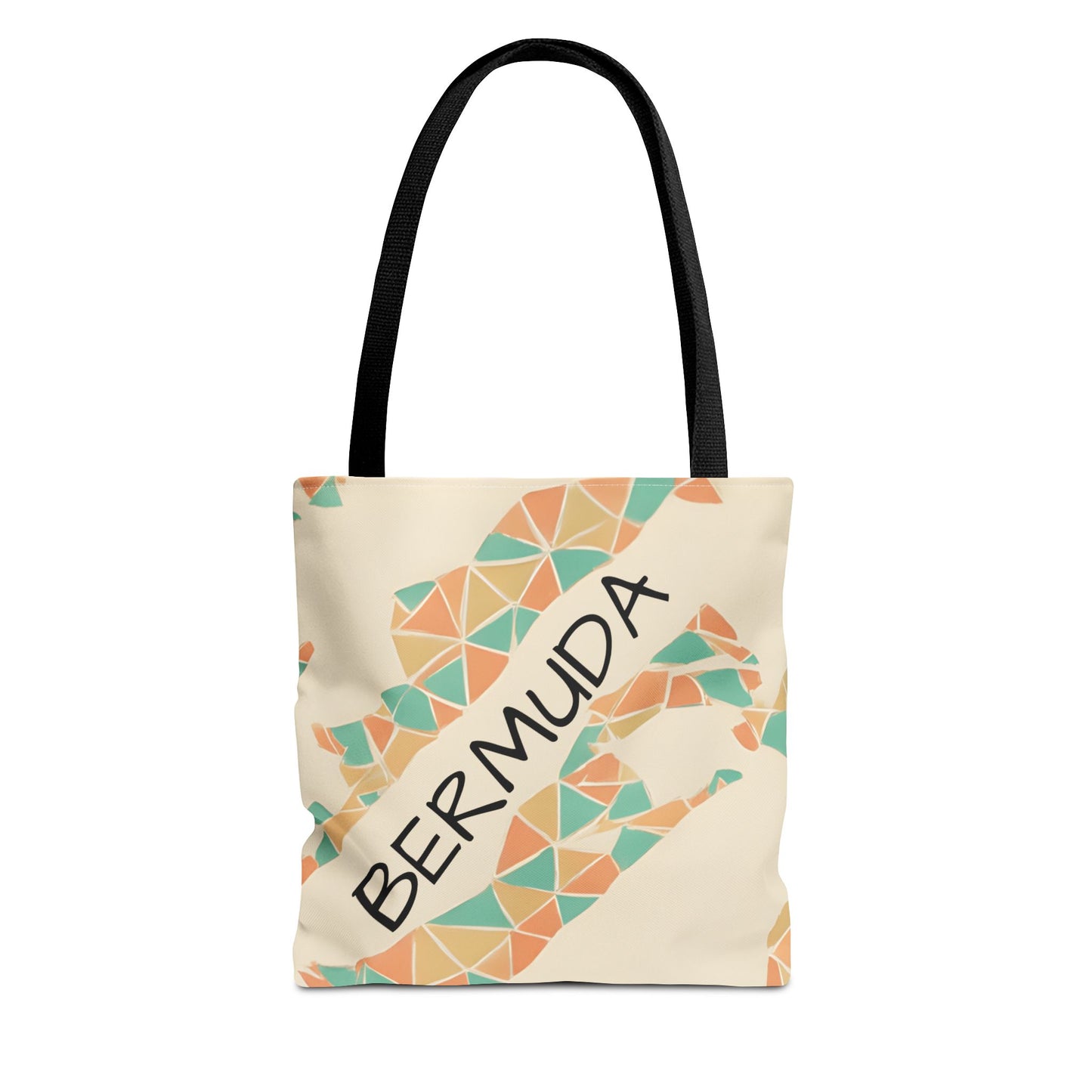 Bermuda Pattern Tote Bag, Stylish Beach Accessory