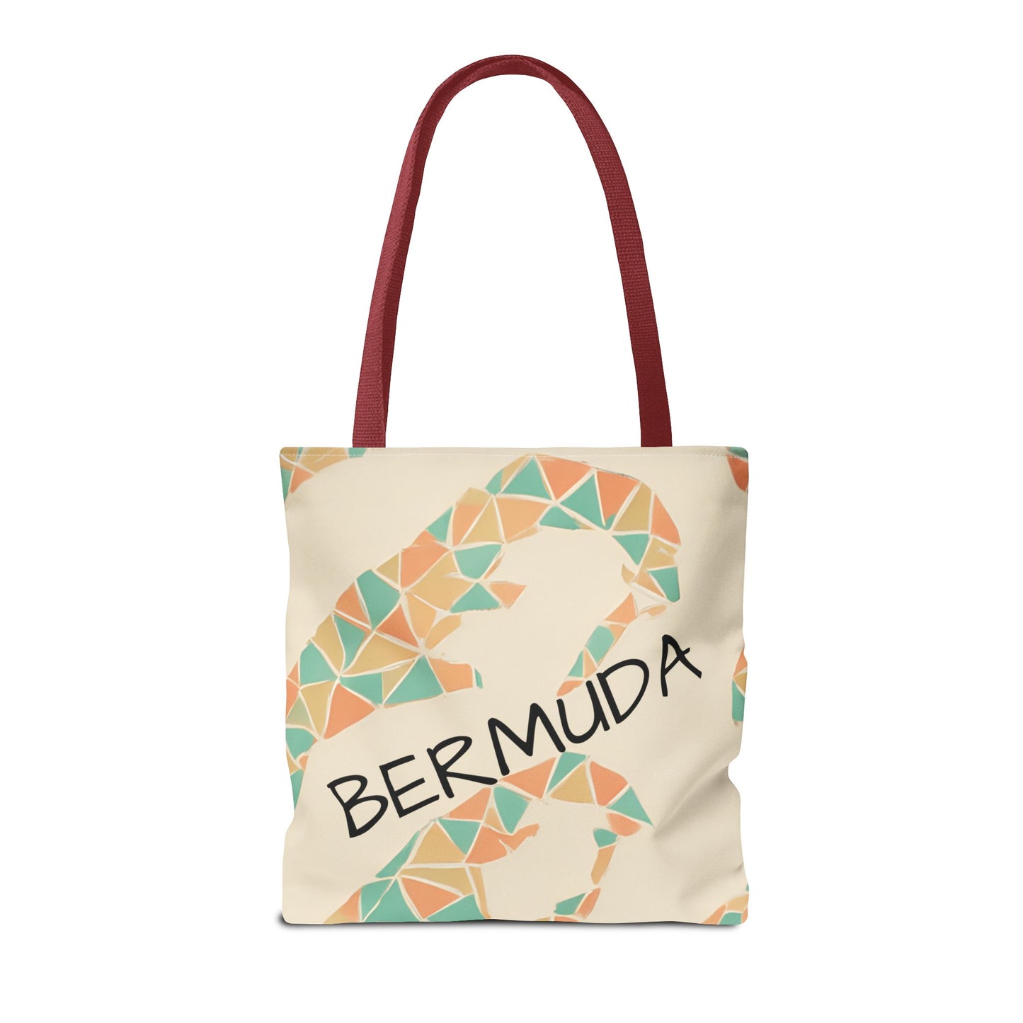 Bermuda Pattern Tote Bag, Stylish Beach Accessory