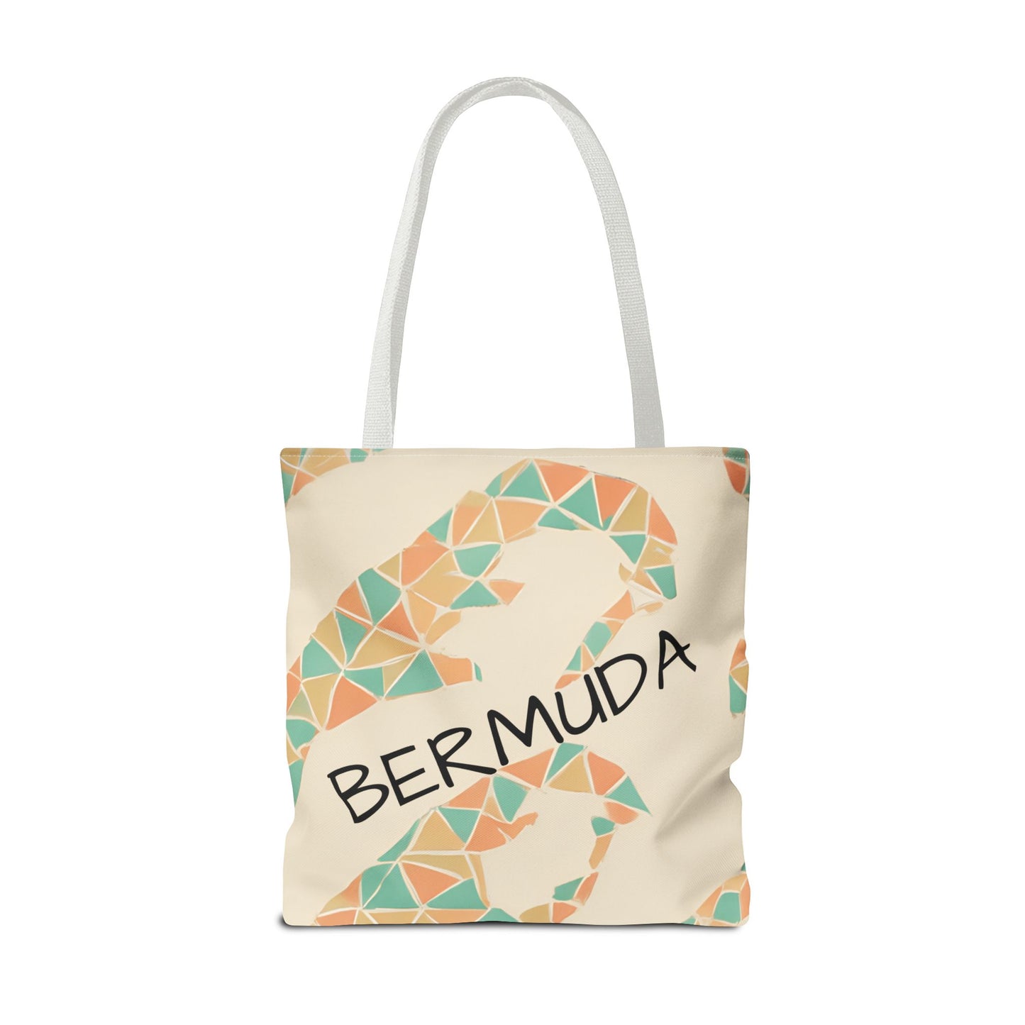 Bermuda Pattern Tote Bag, Stylish Beach Accessory