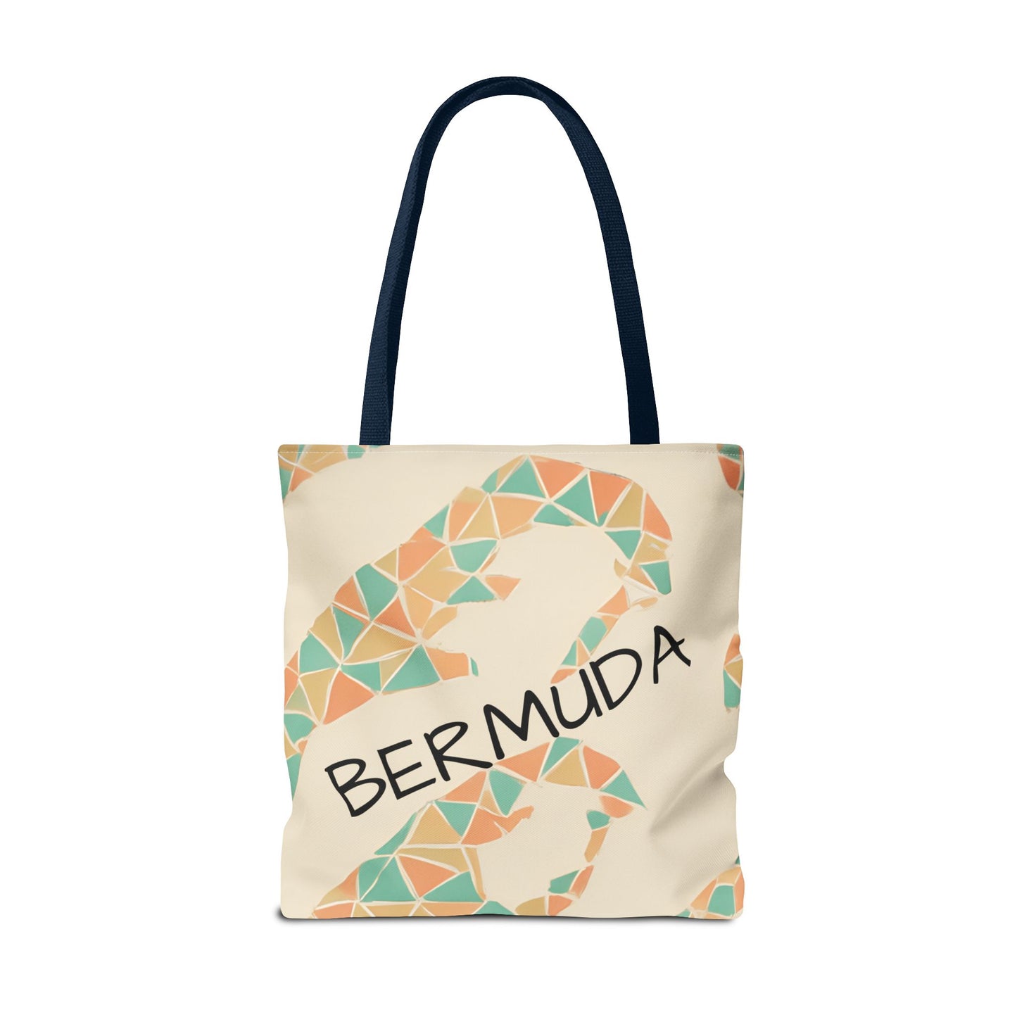 Bermuda Pattern Tote Bag, Stylish Beach Accessory
