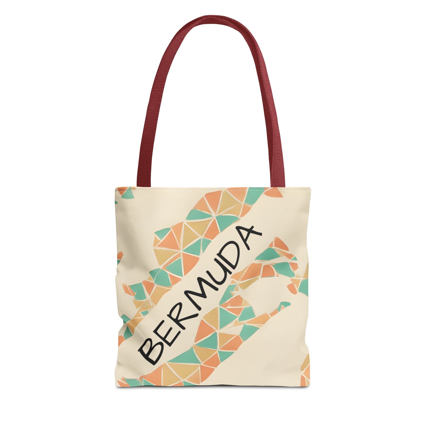 Bermuda Pattern Tote Bag, Stylish Beach Accessory